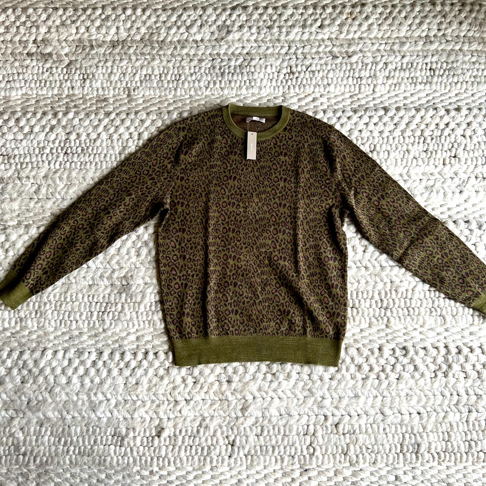 J. Crew Wallace & Barnes Camo Leopard Pattern